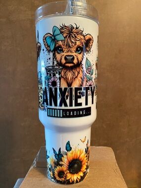 40 oz highland cow Tumbler